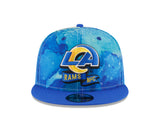 Men's Los Angeles Rams New Era Ink 2022 NFL Sideline 9FIFTY Snapback Adjustable Hat - Pro Jersey Sports