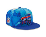 Men's Buffalo Bills New Era Ink 2022 NFL Sideline 9FIFTY Snapback Adjustable Hat - Pro Jersey Sports