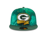 Men's Green Bay Packers New Era Ink 2022 NFL Sideline 9FIFTY Snapback Adjustable Hat - Pro Jersey Sports