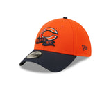 Men's Chicago Bears Primary Logo New Era Orange/Navy 2022 Sideline 39THIRTY Flex Hat - Pro Jersey Sports