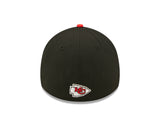 Men's Kansas City Chiefs New Era Black/Red 2022 Sideline 39THIRTY Flex Hat - Pro Jersey Sports