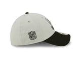 Men's Las Vegas Raiders New Era Gray/Black 2022 Sideline 39THIRTY Flex Hat - Pro Jersey Sports