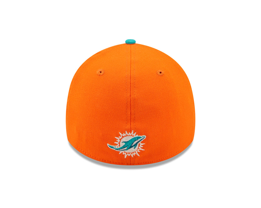 Men's Miami Dolphins New Era Orange/Aqua 2022 Sideline 39THIRTY Flex Hat - Pro Jersey Sports