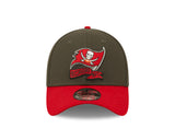 Men's Tampa Bay Buccaneers New Era Pewter/Red 2022 Sideline 39THIRTY Flex Hat - Pro Jersey Sports