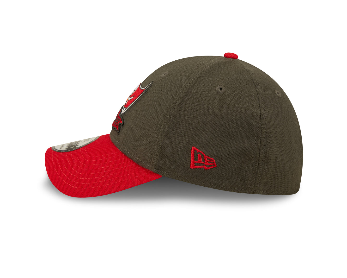 Men's Tampa Bay Buccaneers New Era Pewter/Red 2022 Sideline 39THIRTY Flex Hat