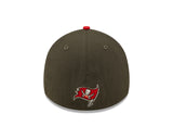 Men's Tampa Bay Buccaneers New Era Pewter/Red 2022 Sideline 39THIRTY Flex Hat - Pro Jersey Sports