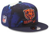 Men's Chicago Bears New Era Navy Ink 2022 NFL Sideline Mascot Logo 9FIFTY Snapback Adjustable Hat - Pro Jersey Sports