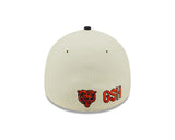 Men's Chicago Bears Mascot Logo New Era Cream/Navy 2022 Sideline 39THIRTY Flex Hat - Pro Jersey Sports