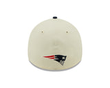 Men's New England Patriots New Era Cream/Navy 2022 Sideline 39THIRTY Flex Hat - Pro Jersey Sports