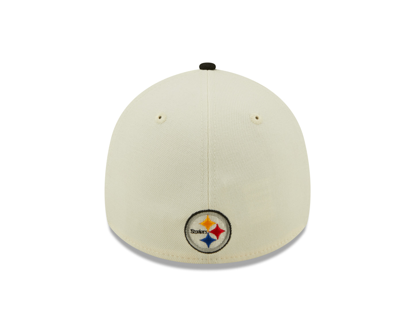 Men's Pittsburgh Steelers New Era Cream/Black 2022 Sideline 39THIRTY Flex Hat