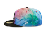 Men's Chicago Bears New Era 2022 Crucial Catch NFL Primary Logo Multi Color Ink 59FIFTY Fitted Hat - Pro Jersey Sports