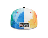 Men's Chicago Bears New Era 2022 Crucial Catch NFL Mascot Logo Multi Color Ink 59FIFTY Fitted Hat - Pro Jersey Sports
