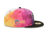 Men's Chicago Bears New Era 2022 Crucial Catch NFL Mascot Logo Multi Color Ink 59FIFTY Fitted Hat - Pro Jersey Sports