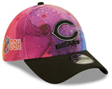 Men's Chicago Bears New Era Crucial Catch 2022 NFL Primary Logo Ink 39THIRTY Flex Hat - Pro Jersey Sports