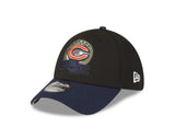 Men's Chicago Bears New Era Black 2022 Salute to Service Primary Logo 39THIRTY Flex Hat - Pro Jersey Sports