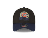 Men's Chicago Bears New Era Black 2022 Salute to Service Primary Logo 39THIRTY Flex Hat - Pro Jersey Sports
