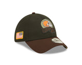 Men's Cleveland Browns New Era Black 2022 Salute to Service 39THIRTY Flex Hat - Pro Jersey Sports
