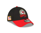 Men's Kansas City Chiefs New Era Black 2022 Salute to Service 39THIRTY Flex Hat - Pro Jersey Sports