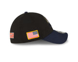 Men's Chicago Bears New Era Black 2022 Salute to Service Historic Logo 39THIRTY Flex Hat - Pro Jersey Sports