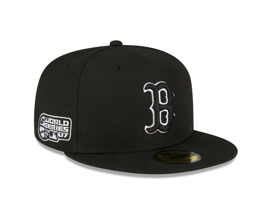 Boston Red Sox 2007 World Series Black New Era 59Fifty Fitted Hat - Pro Jersey Sports