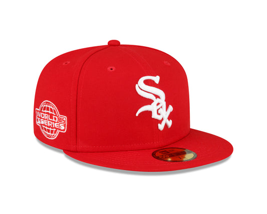 Chicago White Sox Classic Scarlet 2005 World Series New Era 59FIFTY Fitted Hat