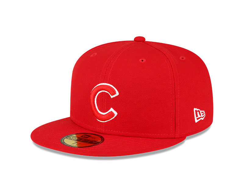 Men's Chicago Cubs New Era 2016 World Series Red 59FIFTY Fitted Hat