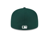 Men's Chicago Cubs Basic New Era Dark Green 59FIFTY Fitted Hat - Pro Jersey Sports