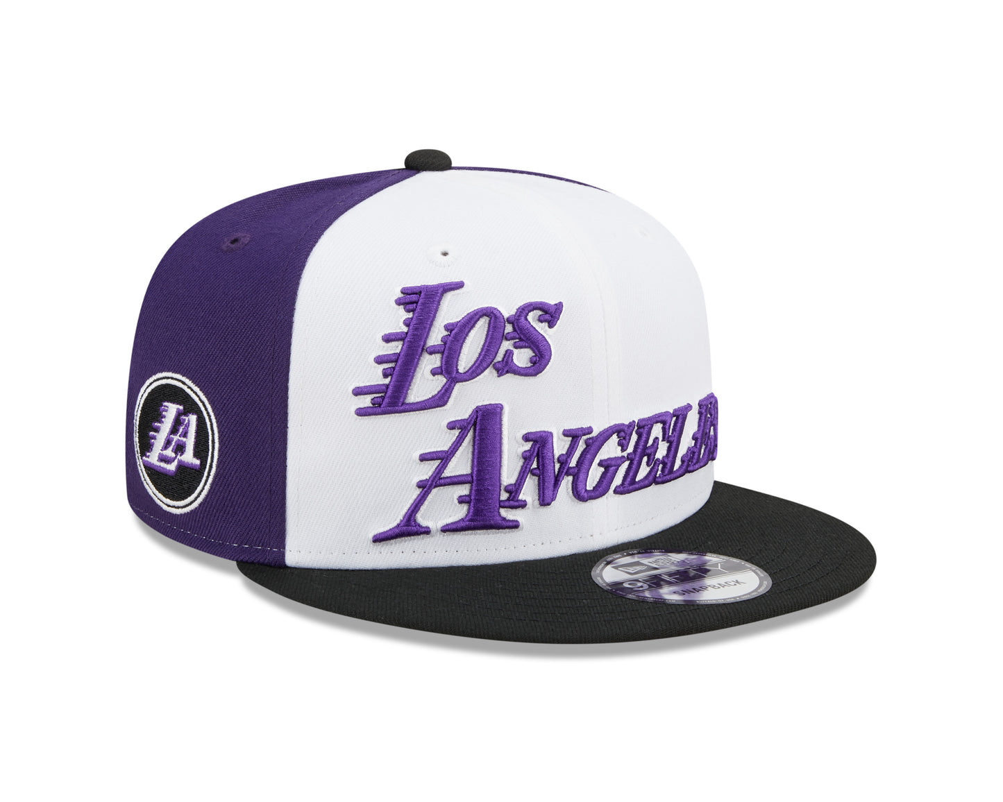 Mens Los Angeles Lakers New Era 2022 NBA City Edition 9FIFTY Snapback Hat