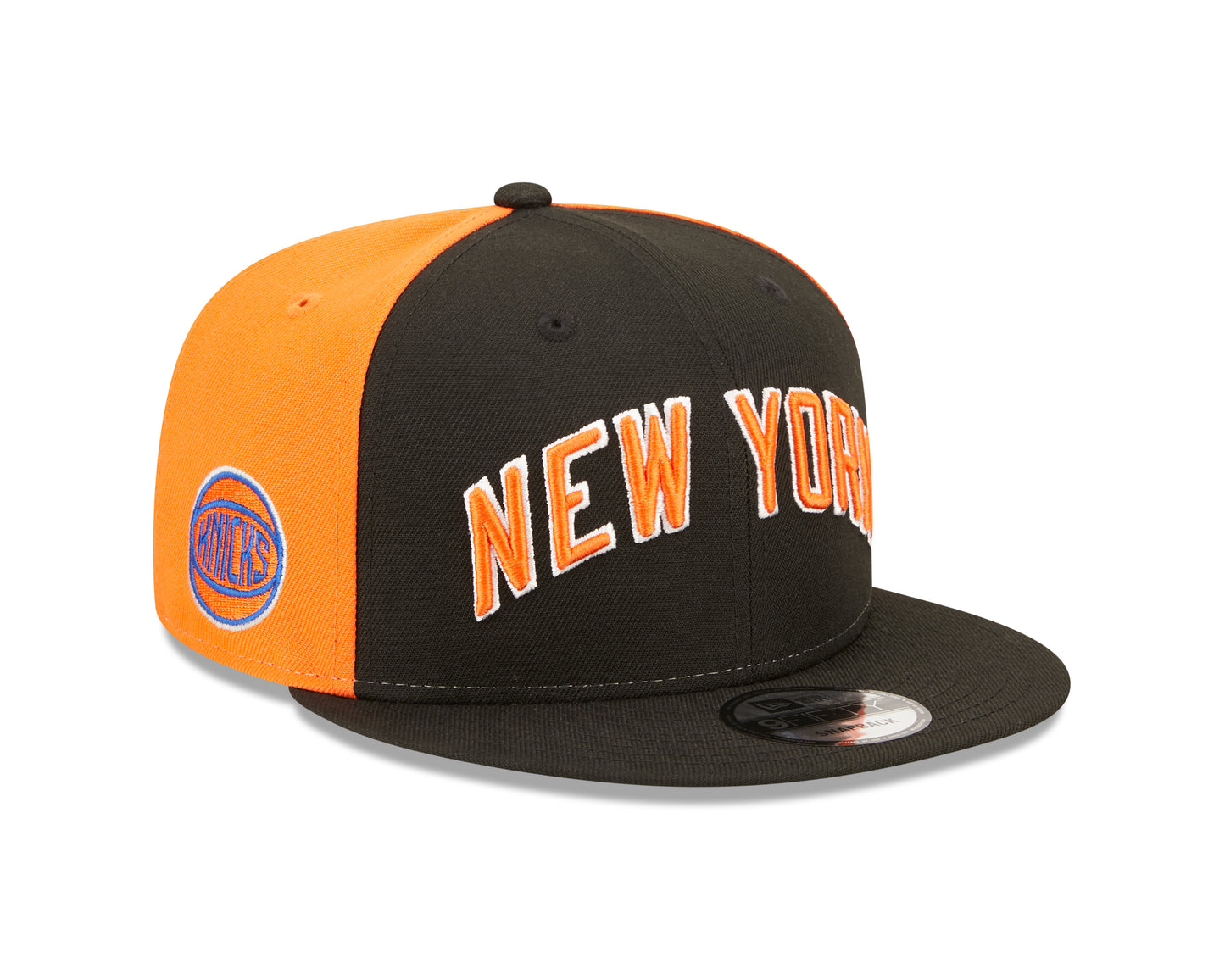Mens New York Knicks New Era 2022 NBA City Edition 9FIFTY Snapback Hat