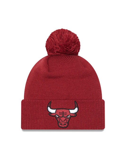 Chicago Bulls 2022 NBA City Edition New Era Alternate Cuffed Pom Knit Hat