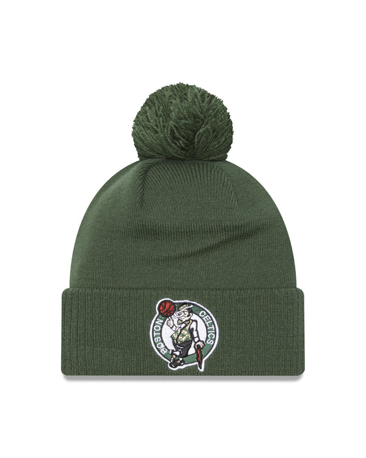 Men's Boston Celtics New Era 2022/23 City Edition Alternate Official Cuffed Pom Knit Hat - Pro Jersey Sports