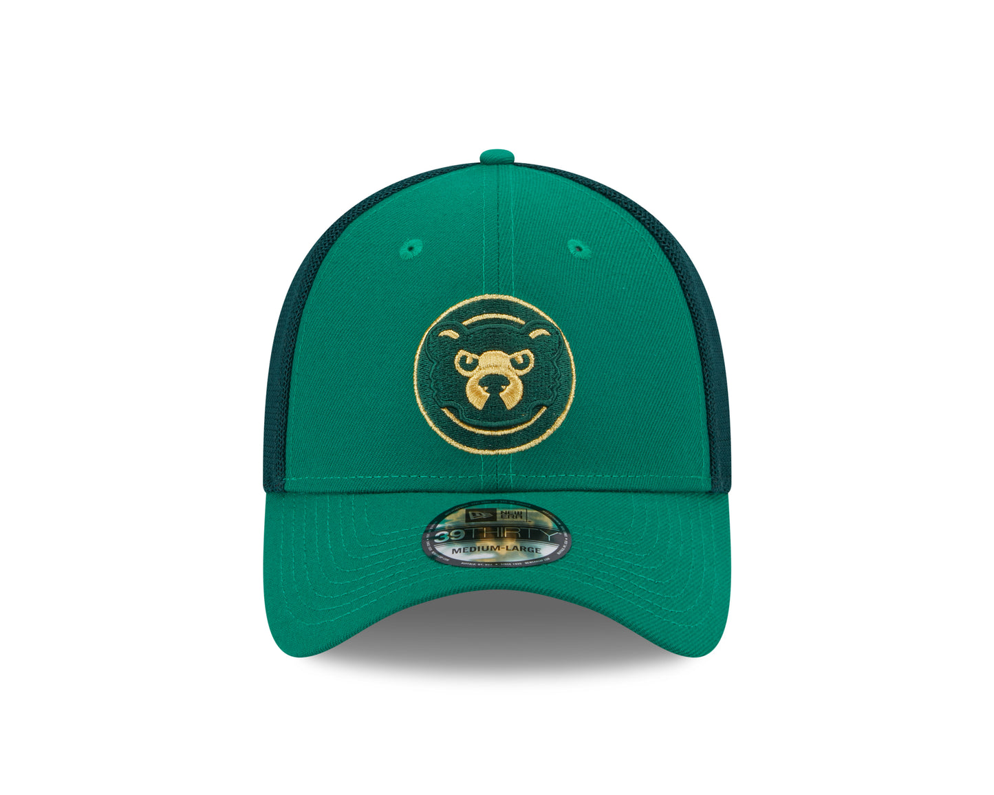 Men's Chicago Cubs New Era Kelly Green 2023 St Patrick's Day 39THIRTY Flex-Fit Hat