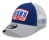 Chicago Cubs New Era 2 Tone Royal/Gray Patch Trucker 9FORTY Adjustable Hat - Pro Jersey Sports
