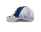 Chicago Cubs New Era 2 Tone Royal/Gray Patch Trucker 9FORTY Adjustable Hat - Pro Jersey Sports