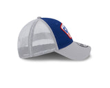 Chicago Cubs New Era 2 Tone Royal/Gray Patch Trucker 9FORTY Adjustable Hat - Pro Jersey Sports