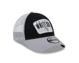 Chicago White Sox New Era 2 Tone Black/Gray Patch Trucker 9FORTY Adjustable Hat - Pro Jersey Sports