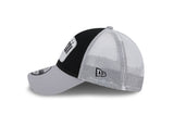Chicago White Sox New Era 2 Tone Black/Gray Patch Trucker 9FORTY Adjustable Hat - Pro Jersey Sports