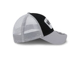 Chicago White Sox New Era 2 Tone Black/Gray Patch Trucker 9FORTY Adjustable Hat - Pro Jersey Sports