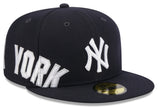 New York Yankees New Era Navy Arch 59FIFTY Fitted Hat - Pro Jersey Sports