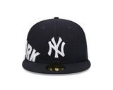 New York Yankees New Era Navy Arch 59FIFTY Fitted Hat - Pro Jersey Sports