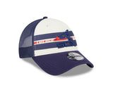 Chicago White Sox Cooperstown Collection Team Stripes New Era Trucker 9FORTY Adjustable Snapback Hat - Pro Jersey Sports