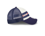 Chicago White Sox Cooperstown Collection Team Stripes New Era Trucker 9FORTY Adjustable Snapback Hat - Pro Jersey Sports