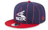 Chicago White Sox Cooperstown Navy/Red Vintage New Era 9FIFTY Snapback Hat - Pro Jersey Sports