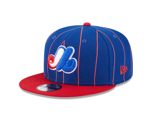 Montreal Expos Royal/Red Vintage New Era 9FIFTY Snapback Hat - Pro Jersey Sports