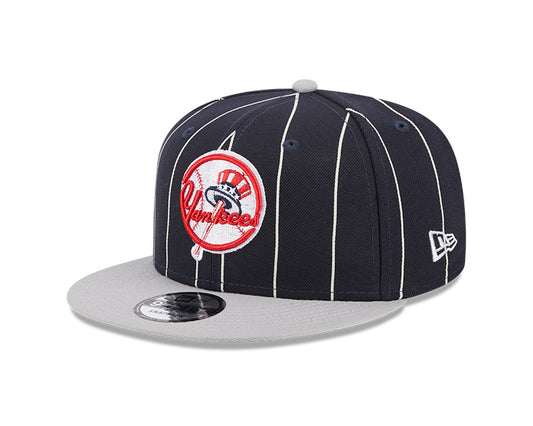 New York Yankees Navy/Gray Cooperstown Vintage New Era 9FIFTY Snapback Hat