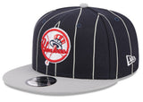 New York Yankees Navy/Gray Cooperstown Vintage New Era 9FIFTY Snapback Hat - Pro Jersey Sports