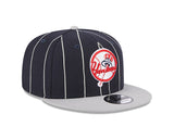 New York Yankees Navy/Gray Cooperstown Vintage New Era 9FIFTY Snapback Hat - Pro Jersey Sports