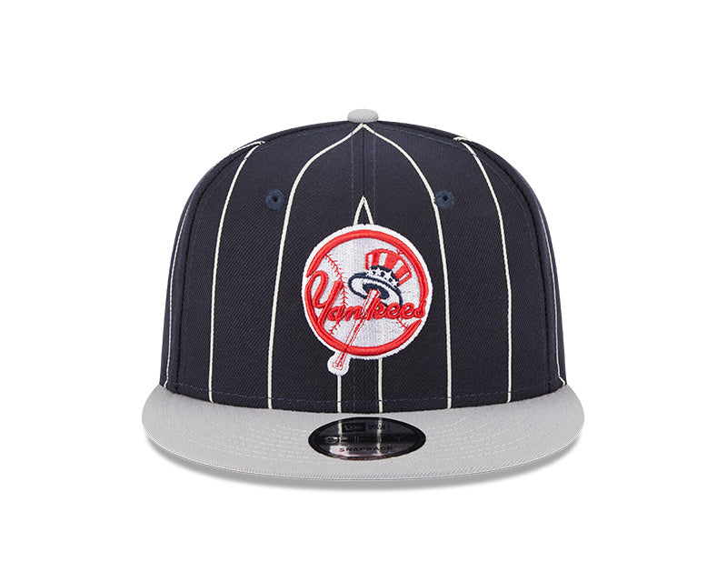 New York Yankees Navy/Gray Cooperstown Vintage New Era 9FIFTY Snapback Hat