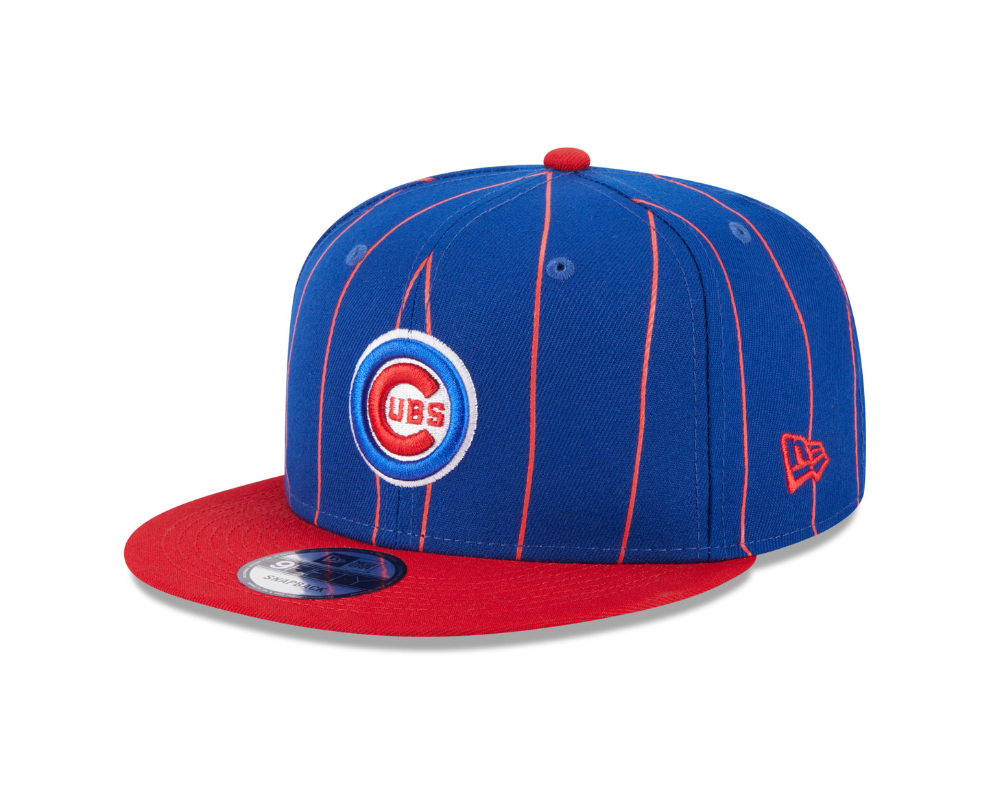 Chicago Cubs Bullseye Logo Royal/Red Vintage New Era 9FIFTY Snapback Hat