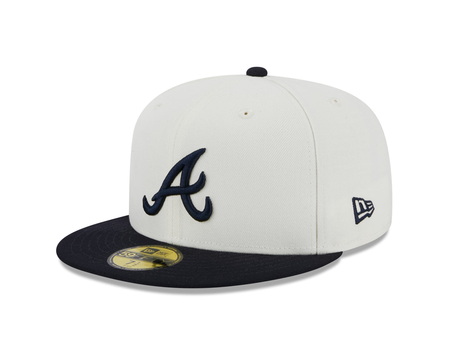 Atlanta Braves 1995 World Series Cream/Navy New Era Retro 59FIFTY Fitted Hat